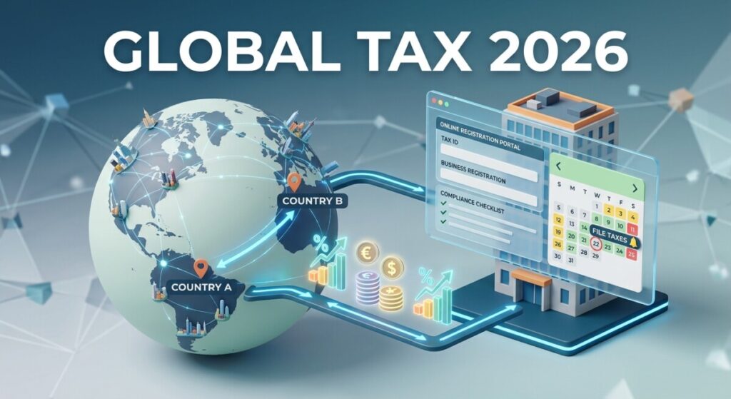 Global tax changes in 2026 linking cross-border filing deadlines and registration portals to a single company
