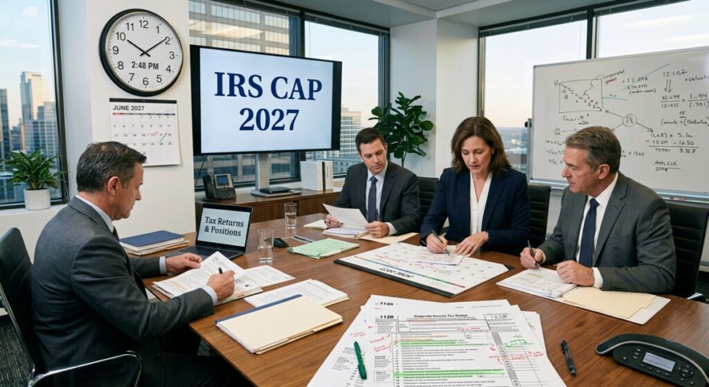 IRS CAP program 2027: real-time corporate tax issue resolution with an Oct. 30 deadline