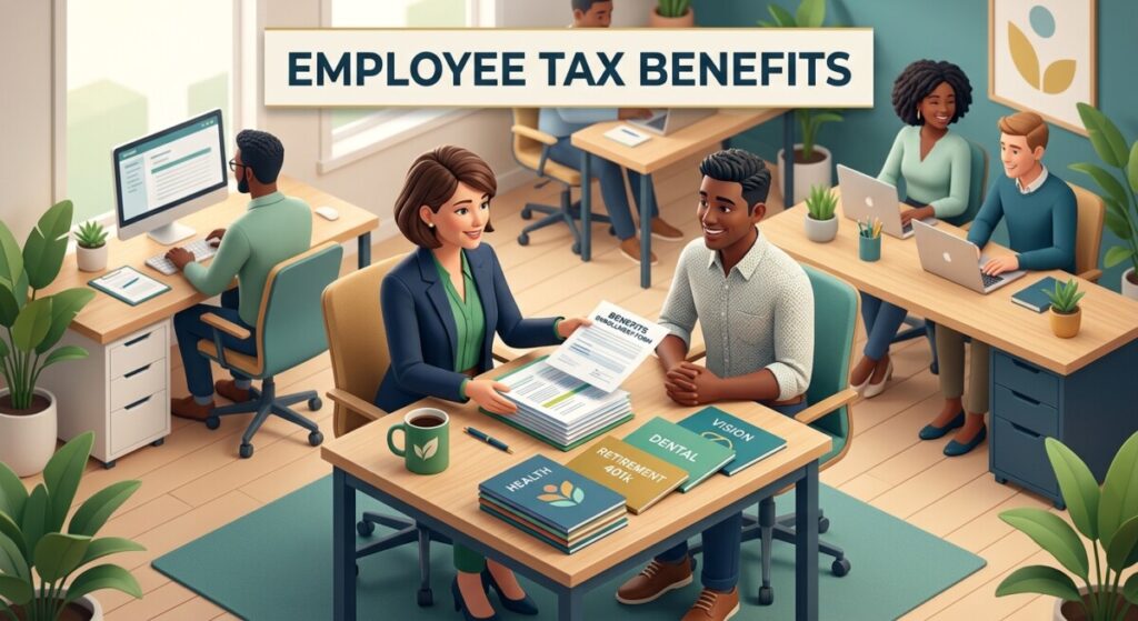 Employee tax benefits: a US small business reviewing its 2026 benefits package